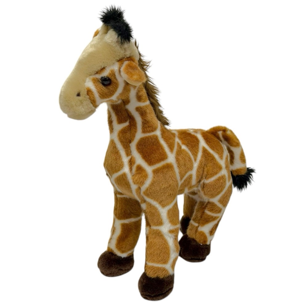Aurora Realistic Giraffe Stuffed Animal Plush Toy Zenith 14"
